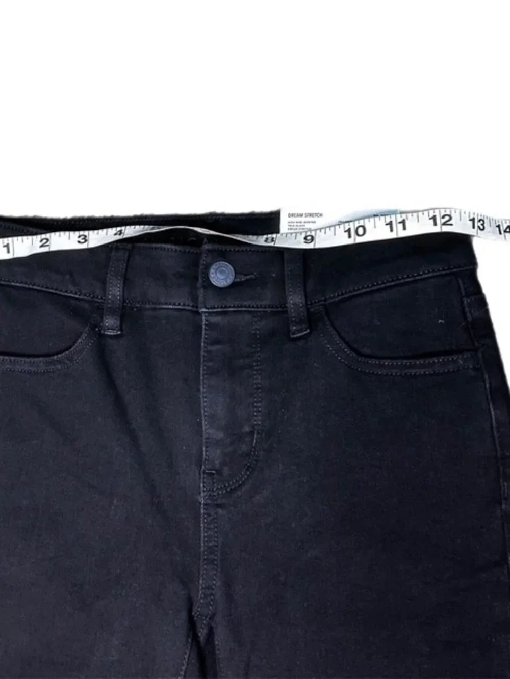 American Eagle Dream Stretch High Rise Classic Jegging True Black Size 0/25W NWT - Picture 4 of 9